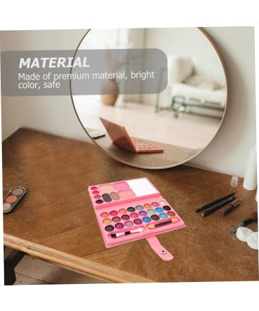 MUSISALY 33 Makeup Palette Beginner Eyeshadow Pallet Eye Makeup Metallic Eyeshadow Girl Cosmetic Leather Rosy - Buy Online on SooperMarket.com