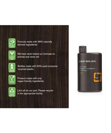 Every Man Jack Citrus Body Wash & Shampoo Set | 16.9oz Body Wash + 13.5oz 2-in-1 | Parabens & Phthalate-free, Certified Cruelty Free - Buy Online on SooperMarket.com