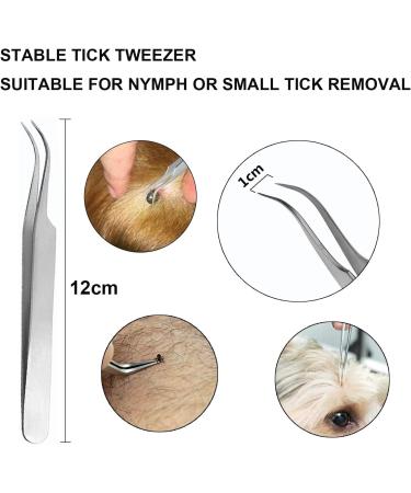 EasyULT 3PCS Tick Remover Tool Set Tick Removal Tool Stainless Steel Tick Remover Tick Hook Kit Included Removal Tweezers+ Tick Shovel for Animals for Humans Dogs Cats 3Pi ces - Buy Online on SooperMarket.com