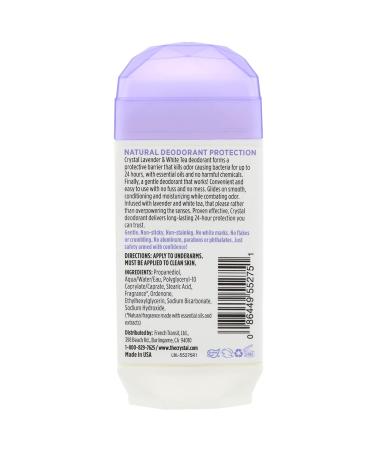 Crystal Deodorant Lavender & White Tea Stick 2.5oz (Pack of 3) - Buy Online on SooperMarket.com
