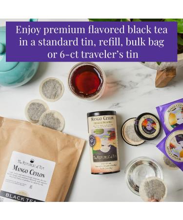 The Republic of Tea Mango Ceylon Black Tea Metabolic Frolic Tea 50 Tea Bag Tin - 50 Count - Buy Online on SooperMarket.com