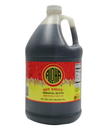 Aloha Hawaii Original Blend Hawaiian Shoyu Soy Sauce 1 Gallon