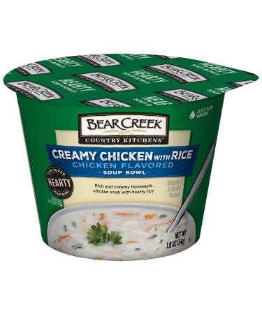 Bear Creek Hearty Soup Bowl Creamy Chicken with Rice 1.9 Ounce (Pack of 6) Chreamy Chicken with Rice