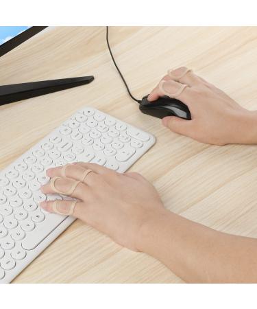 5pcs Oval Finger Splint Set - Finger Support Brace for Trigger Finger - Thumb, Middle, Pinky, Ring Finger - Sizes 6-10 - Buy Online on SooperMarket.com
