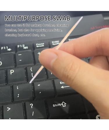 Double-Ended Cotton Swabs - 400 Count | Pointed Shape, Safety Ear Cleaning | Ideal for Beauty, Skin Care - Buy Online on SooperMarket.com