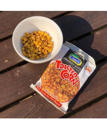 Ginni's Natural Toasted Corn - 10 x 120g - Healthy Vegan Plant Based Crunchy Crisp Alternative Snacks - Ideal for Salads Grazing Gym Party Bar Lunch Box - Buy Online on SooperMarket.com