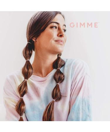 Gimme Beauty Elastic Stacks - Peel Apart Rubber Bands for Hair - Non-Slip Hair Ties - Clear (320 Count) - Buy Online on SooperMarket.com