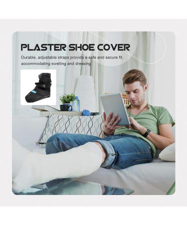 Black Winter Plantar Fasciitis Socks - Healeved All-Wrapped Foot Rain Protector for Leg Injuries & Post-Surgery Recovery - Buy Online on SooperMarket.com