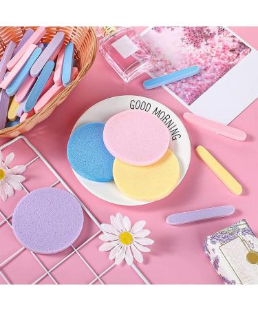 FANXIYA 48 Pack Compressed Facial Sponges Beauty Sponge Pad for Travel &Makeup Removal Reusable Mini Cosmetic Wipes for Cleansing&Face Washing - Buy Online on SooperMarket.com