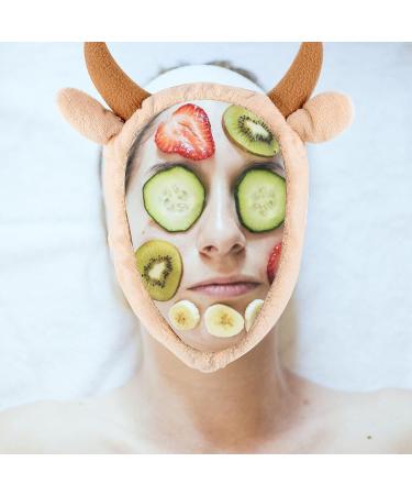 FRCOLOR 2 Pcs Milk Cow Animal Ear Spa Headband for Makeup & Skincare - Buy Online on SooperMarket.com