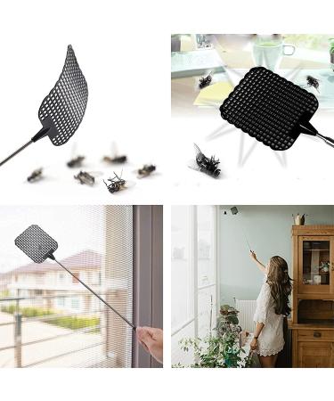 RPANLE 2-Piece Fly and Mosquito Control Set | Insect Catchers with Integrated Scraper | Effective Protection Against Flies & Insects (Black + Blue) - Buy Online on SooperMarket.com