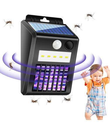 Bugg Outdoor Solar Powered Zapper | Waterproof Solar Zapper Against Mosquitoes for Outdoor | Mosquito Repellent with Motion Sensor Effective and Safe for Virtcooy - Buy Online on SooperMarket.com