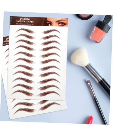 HAPINARY 5 Sheets eyebrow sticker sticker eye makeup supplies makeup eyebrow - Buy Online on SooperMarket.com