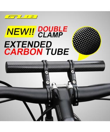 GUB 31.8MM Carbon Fiber Bike Handlebar Extender - Long Extension for Light, Computer, Phone Mount Bracket - Buy Online on SooperMarket.com