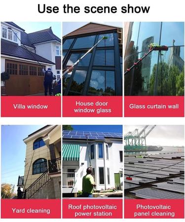Window Cleaning Equipment Teleswindow Cleaner Extendable Window Cleaning Pole Water Fed Poles Conservatory Roof Cleaner Window Cleaning Brush/30Cm Brush/8M 55cm Brush Head 5M/17FT - Buy Online on SooperMarket.com