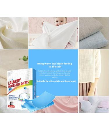 Laundry Detergent Sheets 90PCS Washing Detergent Sheet Deep Stain Removal Laundry Detergent Sheet Strip Laundry Soap Sheet for Home Hand-washing - Buy Online on SooperMarket.com