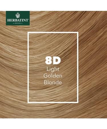 Herbatint 8D Light Golden Blonde 150ml - Natural Hair Color - Buy Online on SooperMarket.com