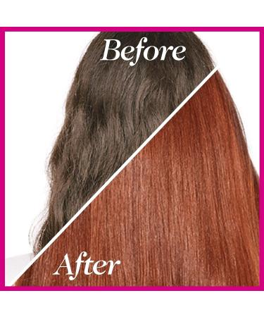LOr al Paris Ammonia-Free Semi-Permanent Hair Dye 645 Amber Red Glossy Colour - Natural Finish, Up to 28 Shampoos, Casting Cr me Gloss - 1 Application - Buy Online on SooperMarket.com
