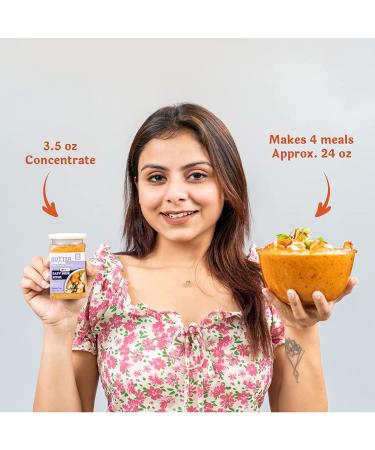 Alcoeats Butter Chicken Simmer Sauce: Vegetarian, Preservative & Gluten Free | Authentic Indian 15-Min Meal Prep | 1 Jar, 4 Servings - Buy Online on SooperMarket.com