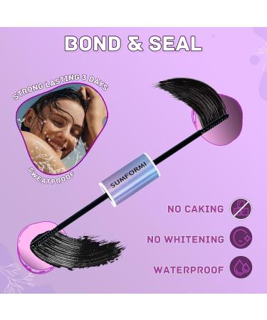 DIY Lash Extension Kit - Natural Wispy Lashes Waterproof 50D Clusters D Curl 8-16MM at Home - Buy Online on SooperMarket.com