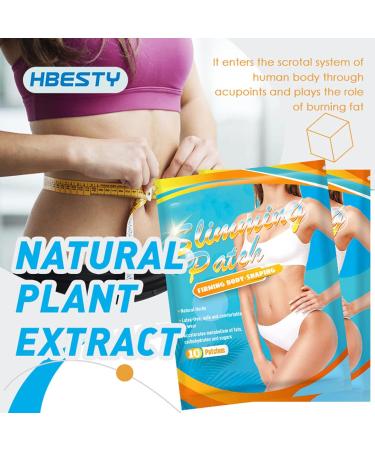 50pcs Herbal Extract Abdomen Slimming Patches - Portable Fat Burning Waist & Thigh Shape Reducer - Buy Online on SooperMarket.com