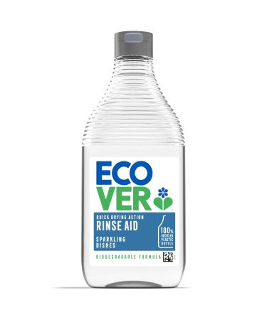Ecover Dishwasher Rinse Aid Sparkling Dishes Quick Drying Action 450m