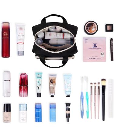 Large Full Size Black Toiletry Bag for Women - Travel Makeup Organizer - Buy Online on SooperMarket.com