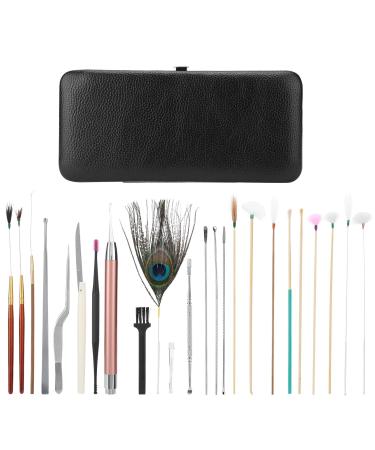 Ear Wax Removal Tool Comfortable Convenient Ear Scoop for Ear Men Women Ears Picking Earwax(23 classic black ear pick sets)