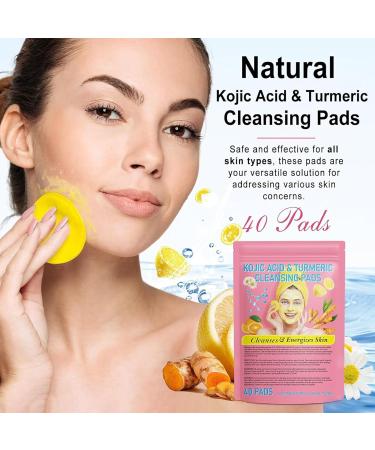 Buy Noveltynose Turmeric Kojic Acid Cleansing Pads | Exfoliating Facial Sponges for Radiant Skin - International Shipping Available - Buy Online on SooperMarket.com
