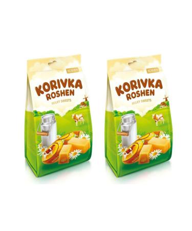 ROSHEN KORIVKA MILKY SWEETS MILKY CREAM FUDGE 7.23 OZ (205G) 2PACK