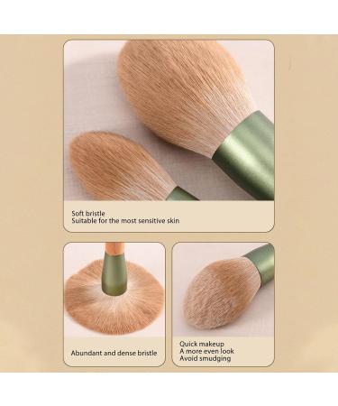 10-Piece Synthetic Eye Shadow & Concealer Brush Set with Storage Bag - Perfect for Beginners | International Shipping Available - Buy Online on SooperMarket.com