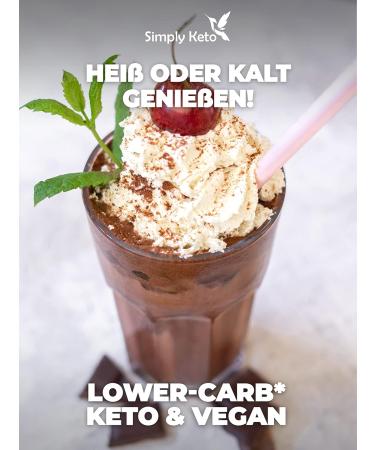 Simply Keto Drinking Chocolate - Sugar-Free Classic 700g | Low Carb Hot & Iced Cocoa - 42% Cocoa Erythrit & Stevia Sweetened - Buy Online on SooperMarket.com