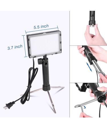 EMART 60 LED Continuous Portable Photography Lighting Kit - 2 Pack with Color Filters | Table Top Studio Light for Photo and Video Shooting - Buy Online on SooperMarket.com