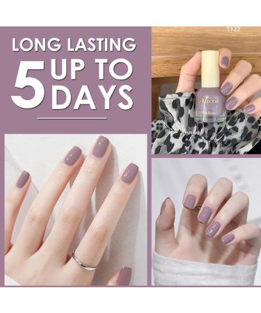 Nude Nail Polish Neutral Colour Nail Polish Long-Lasting Chip Resistant & Quick Drying Nail Polish for DIY (T122) - Buy Online on SooperMarket.com