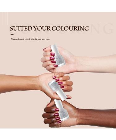 Shefave Silver Nail Polish Glitter Nail Polish - Long Lasting Glossy Easy Peel off Nail Varnish No Need Cure Nails Gel Non Toxic Nail Polishes - DIY Nail Art Manicure at Home Salon 10ml #J12 - Buy Online on SooperMarket.com