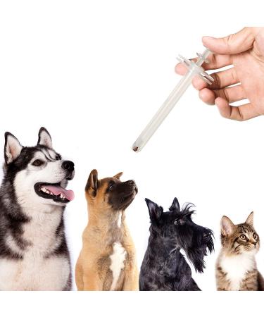4-Piece Pet Pill Syringe Set with Safety Tip - Ideal for Cats, Dogs, and Birds - White - Buy Online on SooperMarket.com