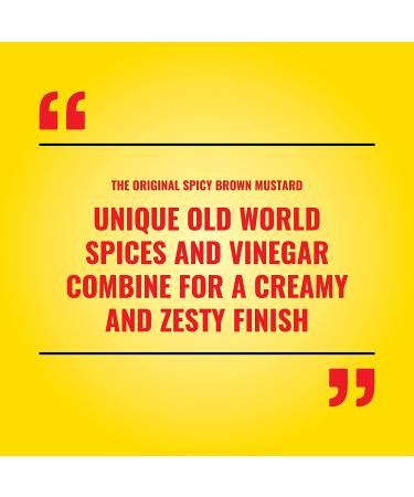 Plochman's Kosciusko Spicy Brown Mustard 9oz Jar - Bold & Zesty Flavor (3-Pack) - Buy Online on SooperMarket.com