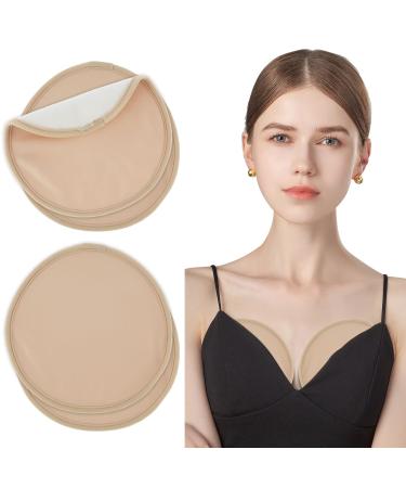 SHAFUFU 4 Pack Oil Breast Pads Reusable Organic Oil Pad Leak-Proof Washable Soft Oil Compress Breast Packs for Women Relaxing (Castor Oil Not Included) RB