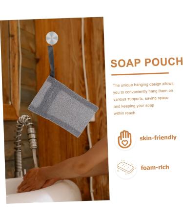 BELLIFFY 4pcs Nylon Soap Soap Bags for Bathroom Soap Bags Soap Pouch - Buy Online on SooperMarket.com