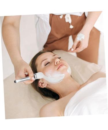 FOMIYES Double-headed Facial Treatment Brush Facial Mask Brush Skin Care Tool Facial Mask Applicator Facial Mud Mask Brush Mask Spoon Women Mud Mask Brush Mud Mask Applicator Cream Spoon 13.70X2.50X1.50CM Silver - Buy Online on SooperMarket.com