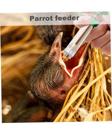 Baby Bird Feeding Kit 6PCS 20ML Baby Birds Feeding Syringe with Hose and Spoons Hand Feeding Device with Scale and Positioning Screw for Sick Bird - Buy Online on SooperMarket.com
