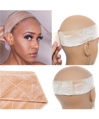 Shop Slip-Resistant Velvet Wig Bands - 2 Pack Adjustable Handle Bands for Women | International Shipping Available - Buy Online on SooperMarket.com