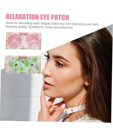 FRCOLOR 4pcs Gel Ice Pack Hot Cold Compress Eye Pad for Relaxation and Travel - Buy Online on SooperMarket.com