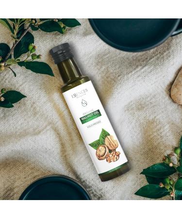 Essences Bulgaria Organic Walnut Oil 250ml - Cold-Pressed, Premium Quality | Great Taste for Dips & Salads | Non-GMO, Vegan, No Additives - Buy Online on SooperMarket.com