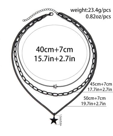 Stylish Oralgos Pentastar Necklace for Women - Versatile Alloy Collarbone Chain Jewelry - Buy Online on SooperMarket.com