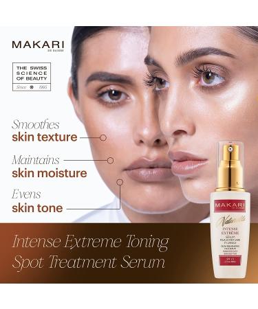 Makari Intense Extreme Toning Spot Treatment Serum SPF15 (1.7 oz) | Shea Butter Skin-Rejuvenating Serum | Fade Blemishes, Soothe Wrinkles, Brighten Skin - Buy Online on SooperMarket.com