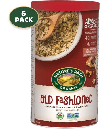 Nature's Path Organic Old Fashioned Oats Oatmeal 510 g (Pack of 6) Non-GMO - Buy Online on SooperMarket.com