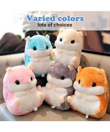 Muziri Kinokoo Hamster Plush Pillow Blanket - Soft Nap Blanket & Toy Blanket in Blue - Buy Online on SooperMarket.com