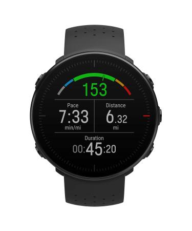 POLAR VANTAGE M Advanced Running & Multisport Watch with GPS and Wrist-based Heart Rate (Lightweight Design & Latest Technology), Black, M-L