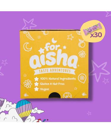 For Aisha Oaty Bars Blueberry & Lime 30 Bars - Halal, Vegan, Nut Free, Gluten Free, Dairy Free | 100% Natural Ingredients - Baby & Toddler Snacks - Buy Online on SooperMarket.com